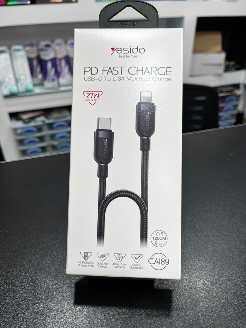 كابل آيفون – Yesido CA189  PD 27W Type-C